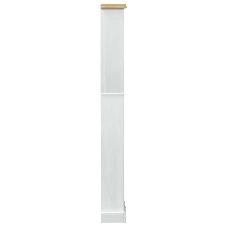 Bibliothèque Blanc 46 x 20 x 170 cm Pin massif - 5