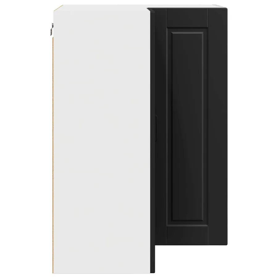 Cabinet d'angle mural PORTO Noir 57 x 57 x 80 cm - 7