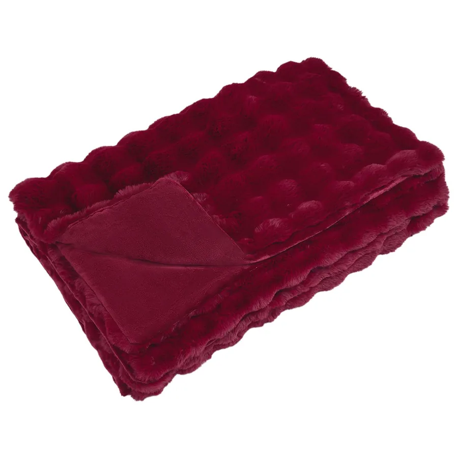 Couverture antidérapante en fausse de lapin Olite 4 pcs - 5