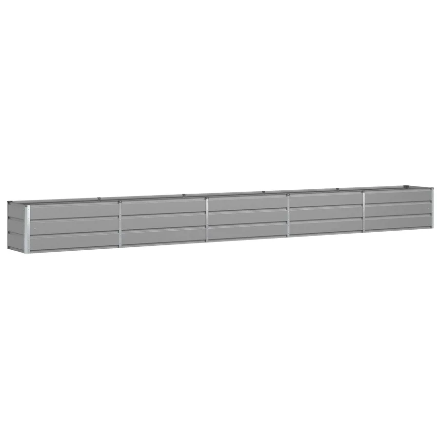 Jardinière Gris clair 480 x 50 x 45 cm Acier galvanisé - 2