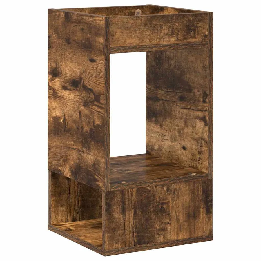 Table d'appoint Chêne fumé 30 x 30 x 56 cm Bois d'ingénierie - 2