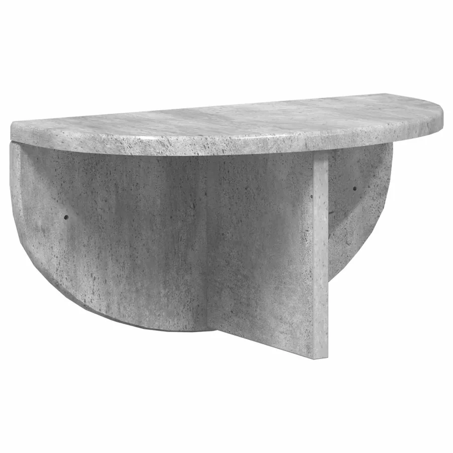 Étagère Murale Gris béton 38 x 19 x 19 cm Bois d'ingénierie - 2