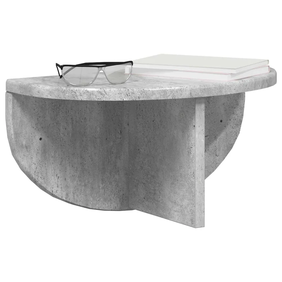 Étagère Murale Gris béton 38 x 19 x 19 cm Bois d'ingénierie - 3