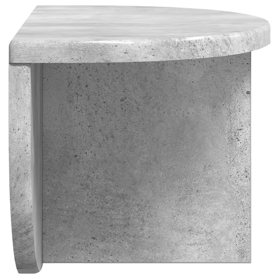 Étagère Murale Gris béton 38 x 19 x 19 cm Bois d'ingénierie - 6