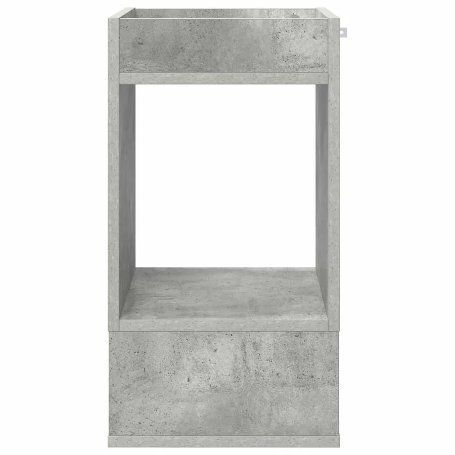 Table d'appoint Gris béton 30 x 30 x 56 cm Bois d'ingénierie - 5