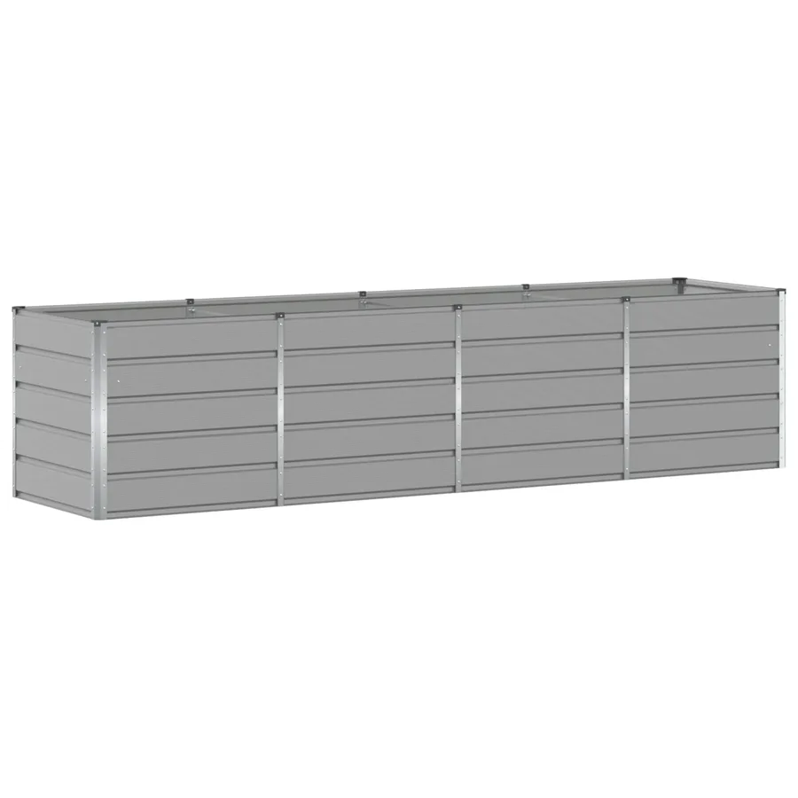 Jardinière Gris clair 320 x 80 x 75 cm Acier - 2