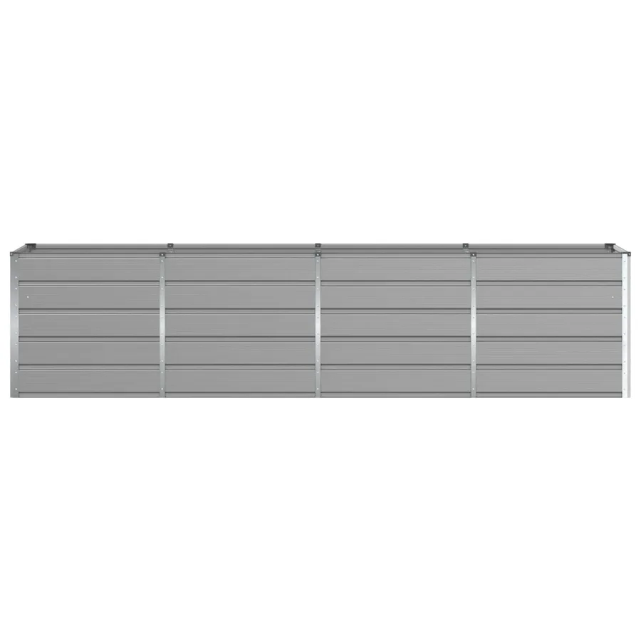 Jardinière Gris clair 320 x 80 x 75 cm Acier - 4