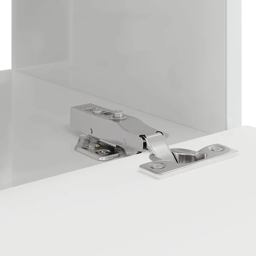 Meuble TV mural 2 pcs Blanc Brillant 39 x 31 x 29,5 cm - 11