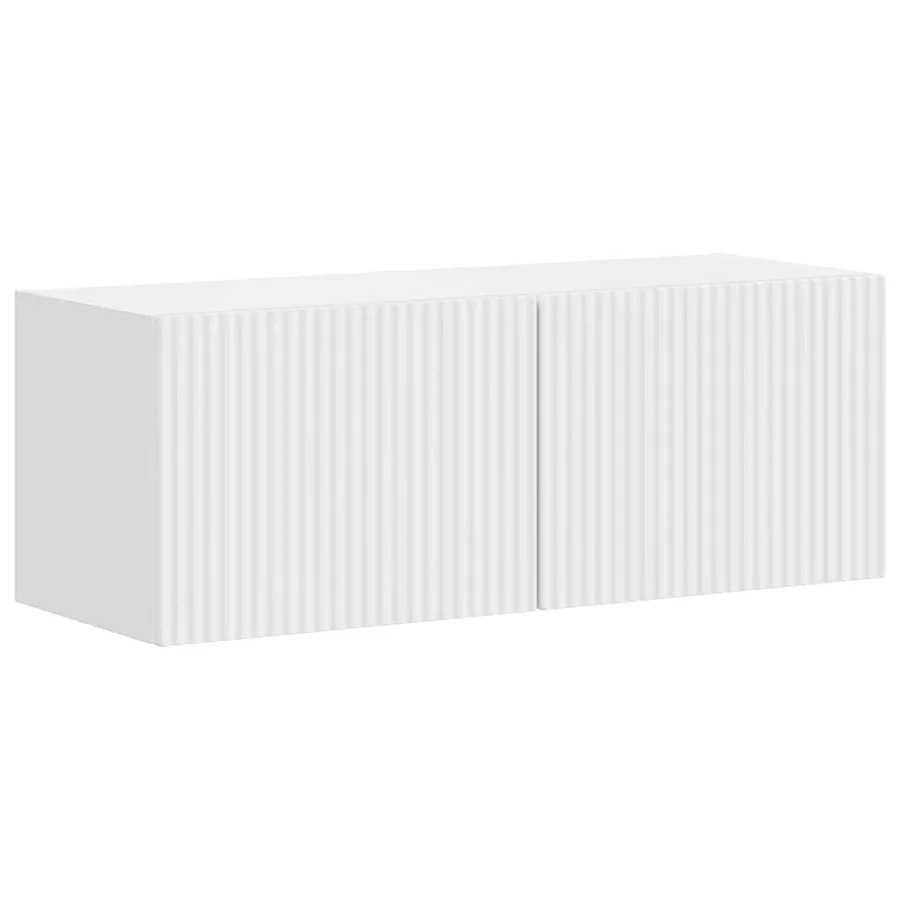 Meuble TV mural 2 pcs Blanc Brillant 39 x 31 x 29,5 cm - 2