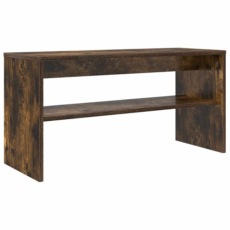 Meuble TV Chêne fumé 80 x 30 x 40 cm Bois d'ingénierie - 2