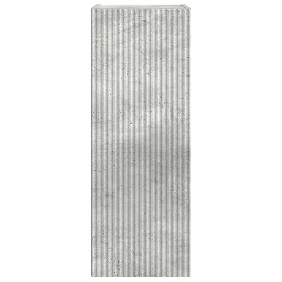 Meuble TV mural 2 pcs Béton 30 x 31 x 80 cm Bois d'ingénierie - 7