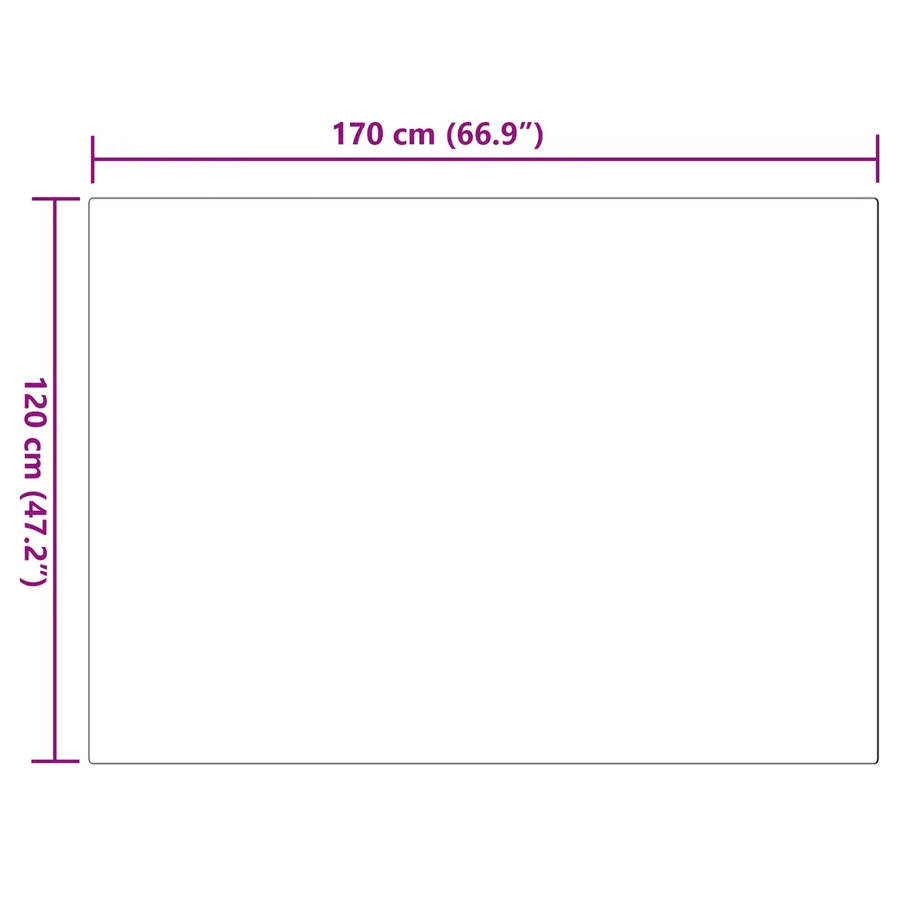 Tapis antidérapant en fausse de lapin OLITE Gris 120 x 170 cm - 10