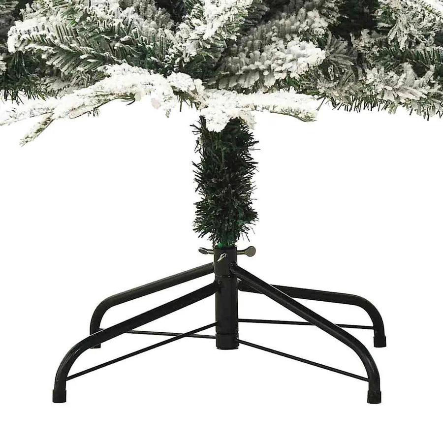 Arbre de Noël artificiel pré-éclairé avec ensemble de boules - 12