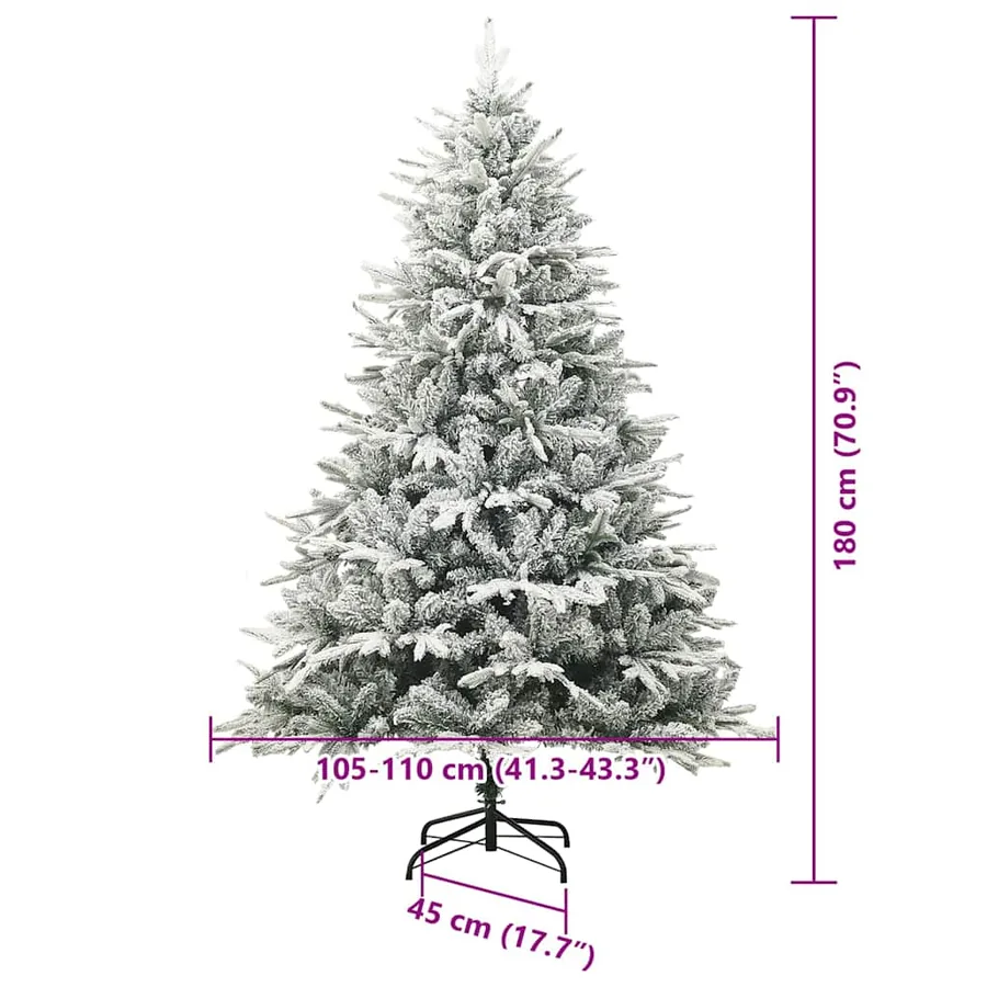 Arbre de Noël artificiel pré-éclairé avec ensemble de boules - 16