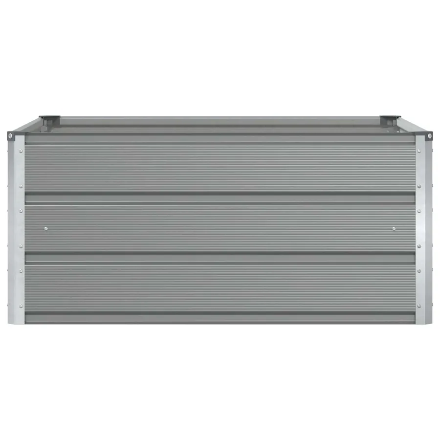 Jardinière Gris clair 100 x 100 x 45 cm Acier - 4