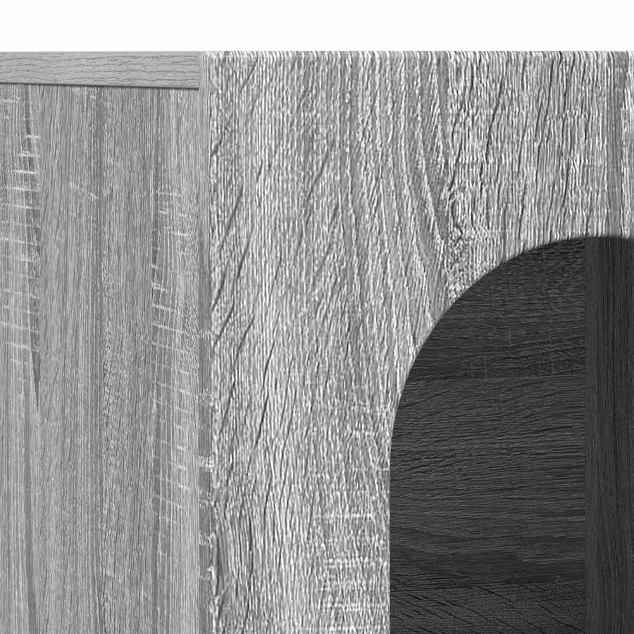 Buffet ELST Gris Sonoma 100 x 35 x 59 cm Bois d'ingénierie - 9