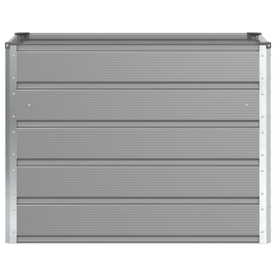 Jardinière Gris clair 100 x 50 x 77 cm Acier galvanisé - 4