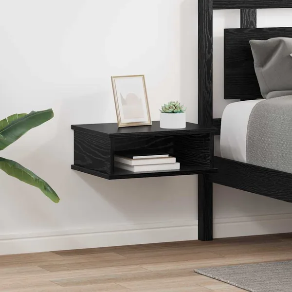 Table de chevet 2 pcs Chêne noir 40 x 31 x 15 cm