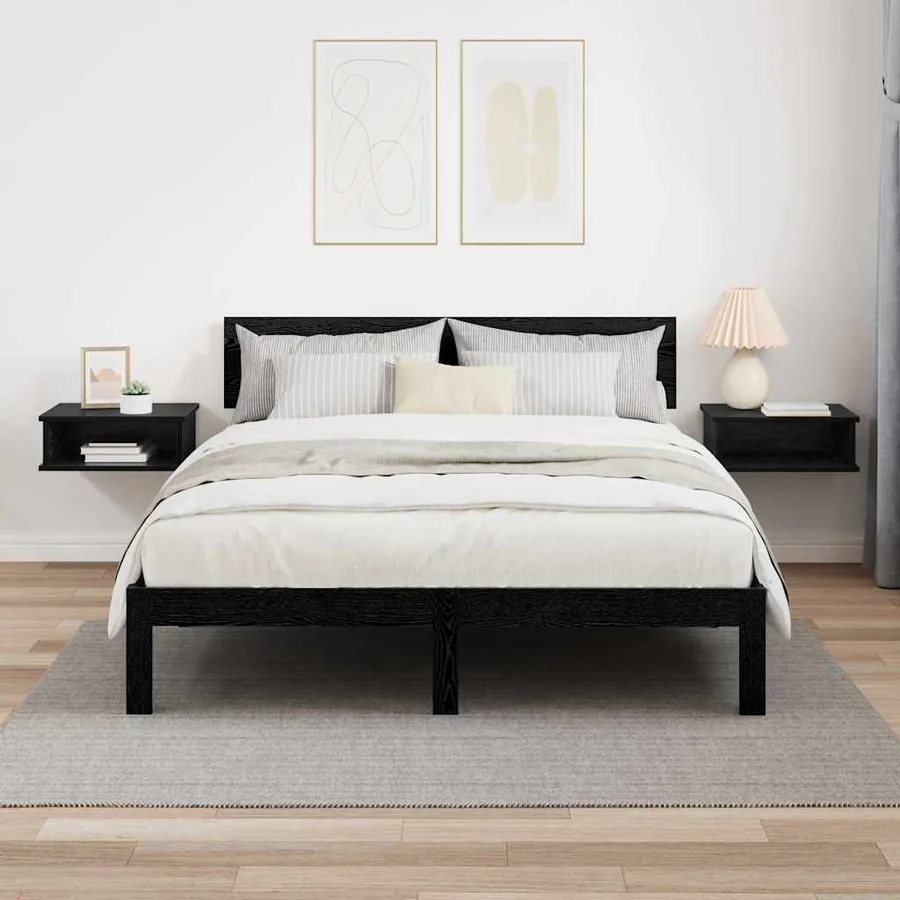 Table de chevet 2 pcs Chêne noir 40 x 31 x 15 cm - 4