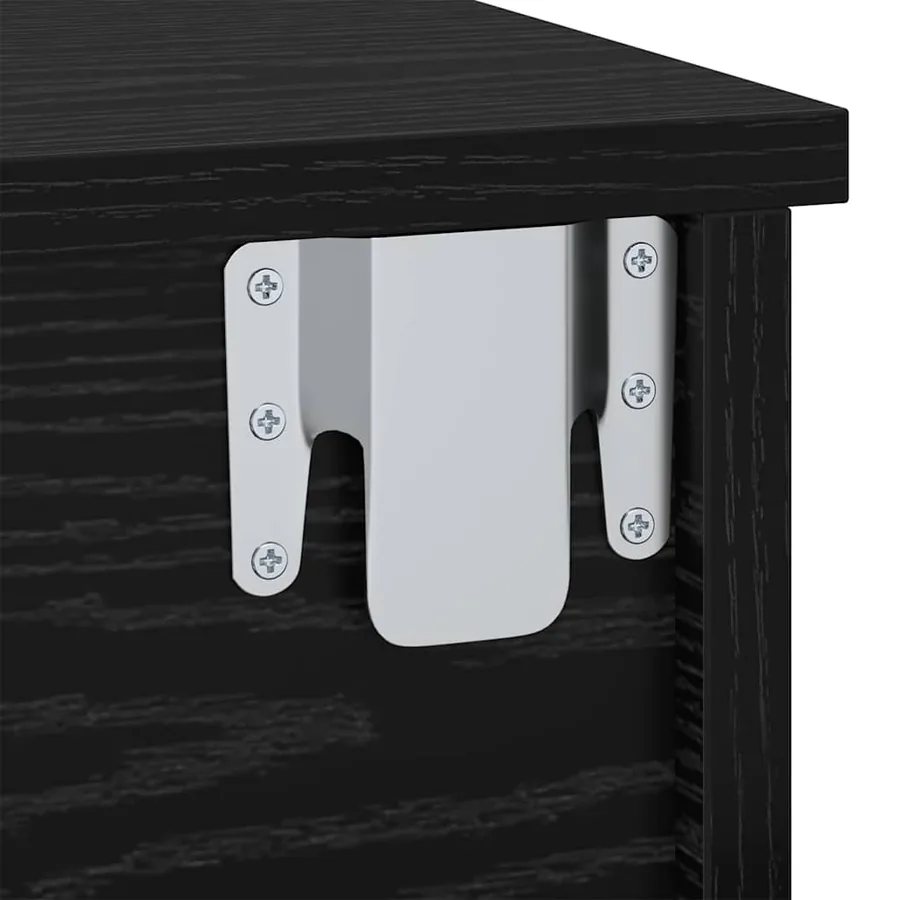 Table de chevet 2 pcs Chêne noir 40 x 31 x 15 cm - 8