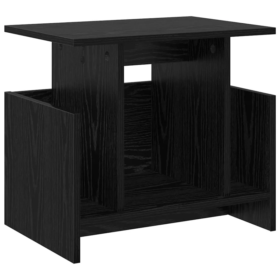 Meuble TV Chêne noir 50 x 35 x 45 cm Bois d'ingénierie - 2
