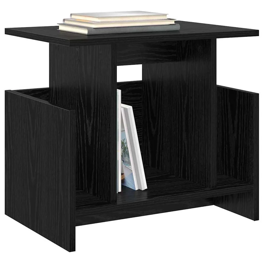 Meuble TV Chêne noir 50 x 35 x 45 cm Bois d'ingénierie - 3