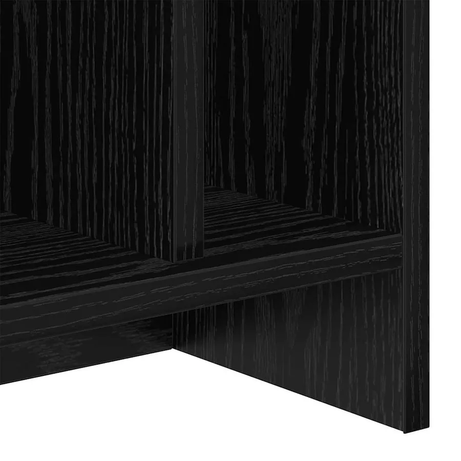 Meuble TV Chêne noir 50 x 35 x 45 cm Bois d'ingénierie - 9
