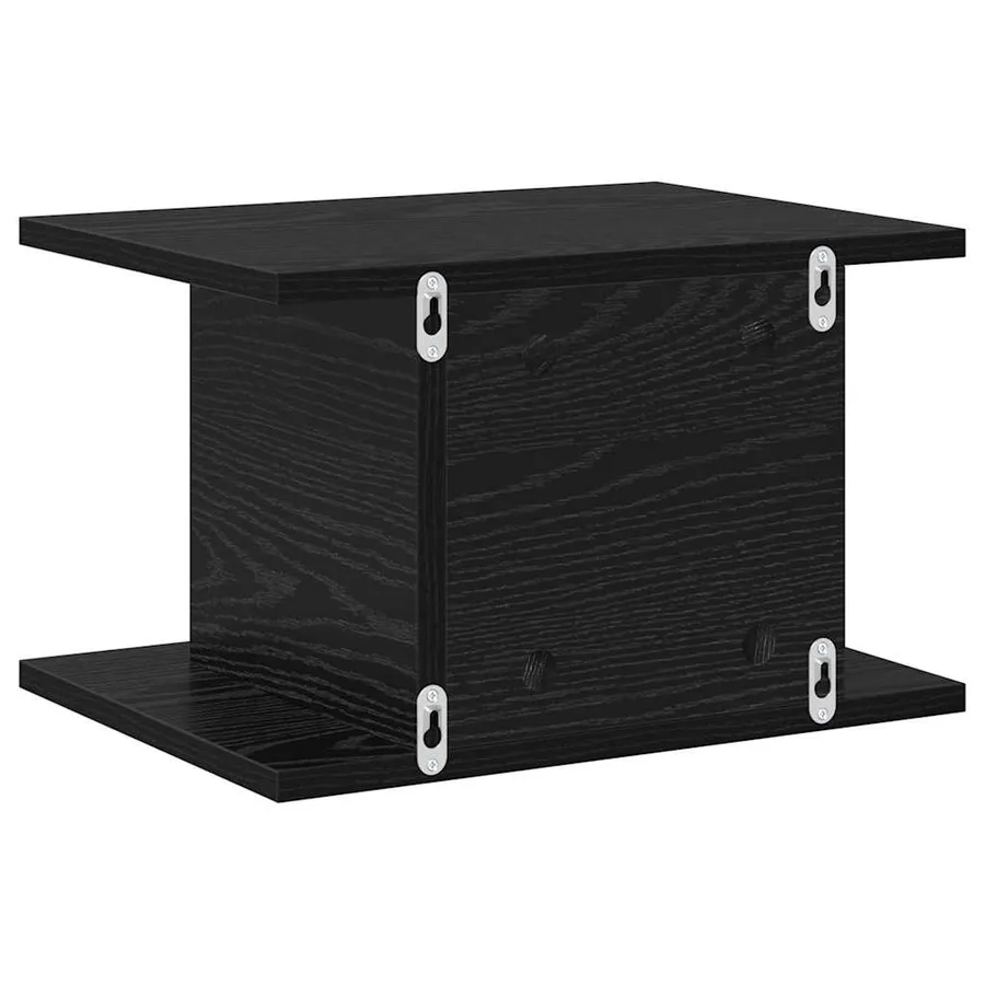 Table de chevet Chêne noir 40 x 30 x 25 cm Bois d'ingénierie - 7