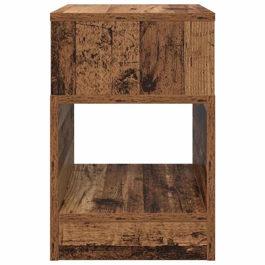 Table d'appoint Bois ancien 30,5 x 30 x 45 cm Bois d'ingénierie - 5