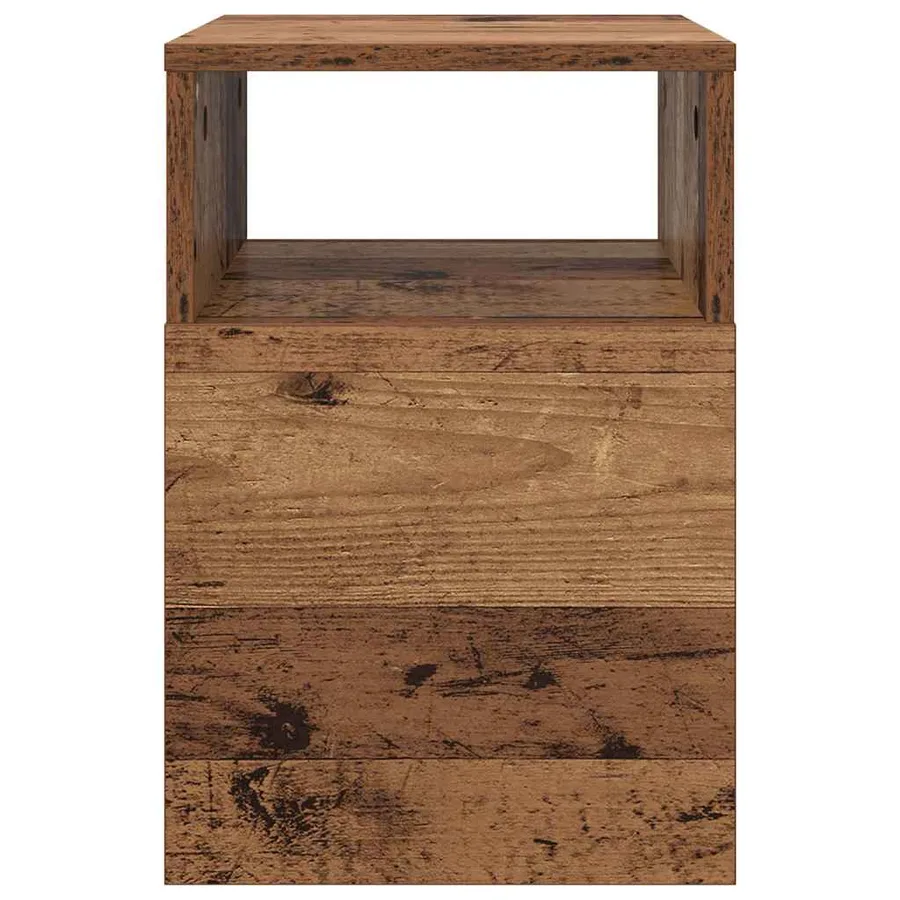 Table d'appoint Bois ancien 30,5 x 30 x 45 cm Bois d'ingénierie - 6