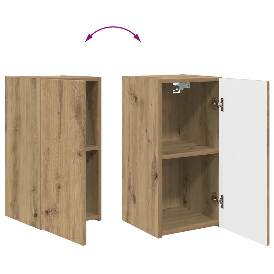 Ensemble meuble TV 8 pcs Chêne artisanal Bois d'ingénierie - 11