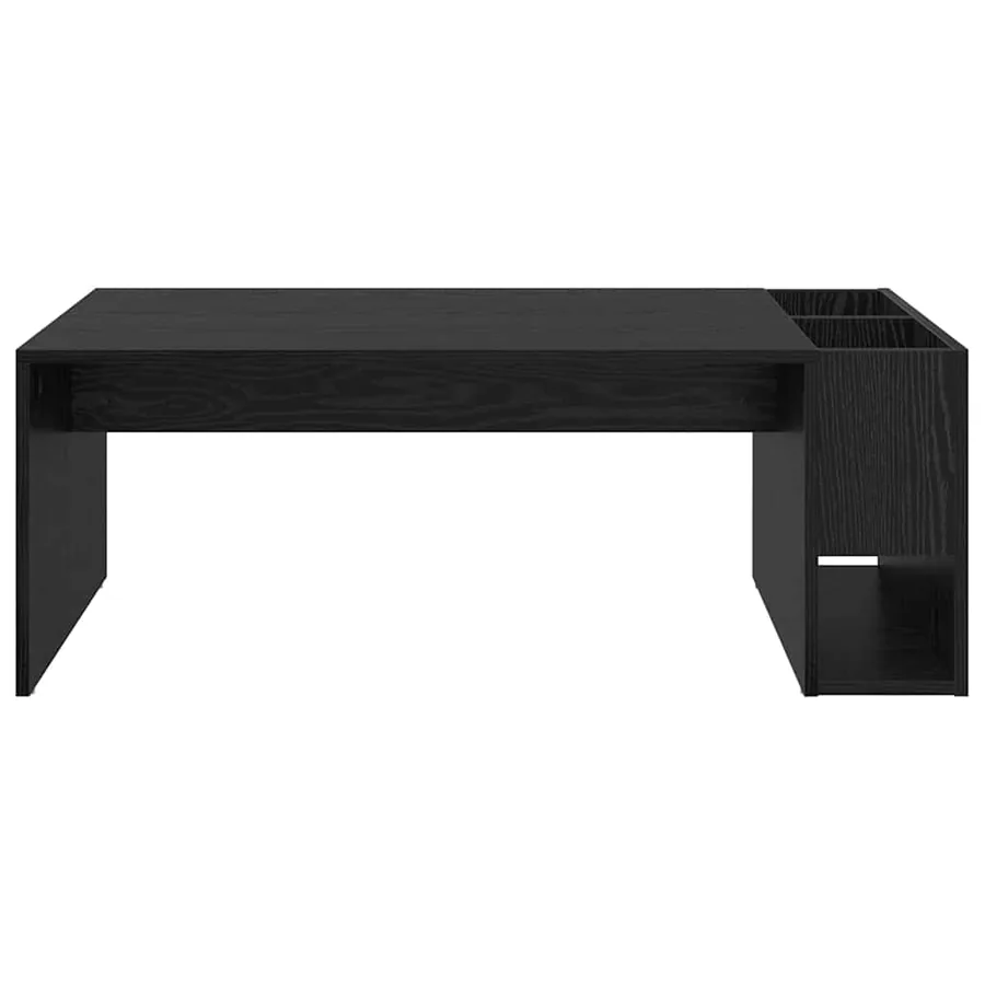 Table basse Chêne noir 101,5 x 50 x 37 cm Bois d'ingénierie - 5