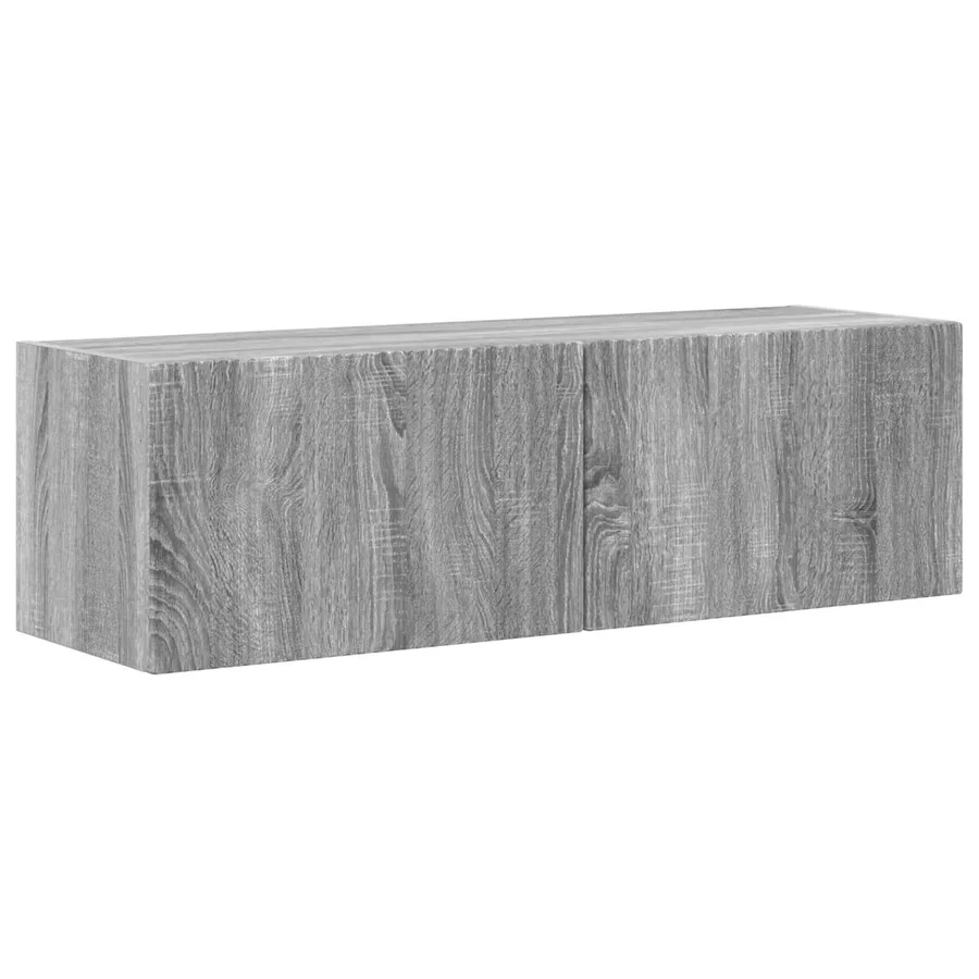 Ensemble de meuble TV mural 4 pcs Gris Sonoma Bois d'ingénierie - 5