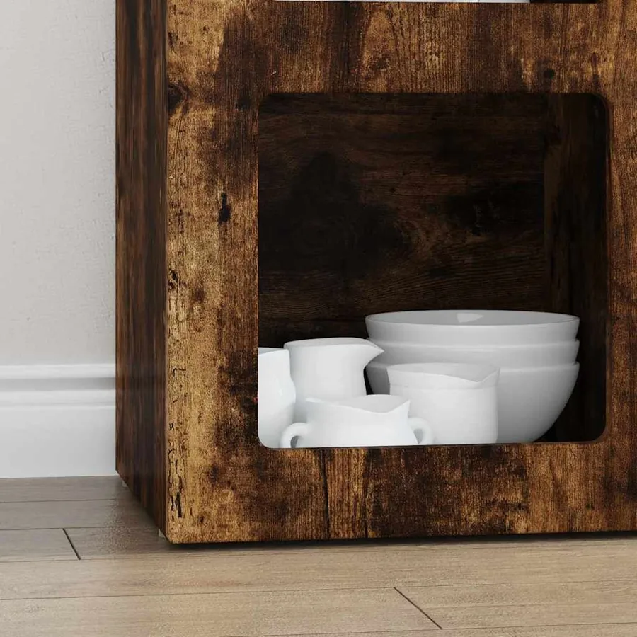 Buffet ELST Chêne fumé 59 x 35 x 80,5 cm Bois d'ingénierie - 5