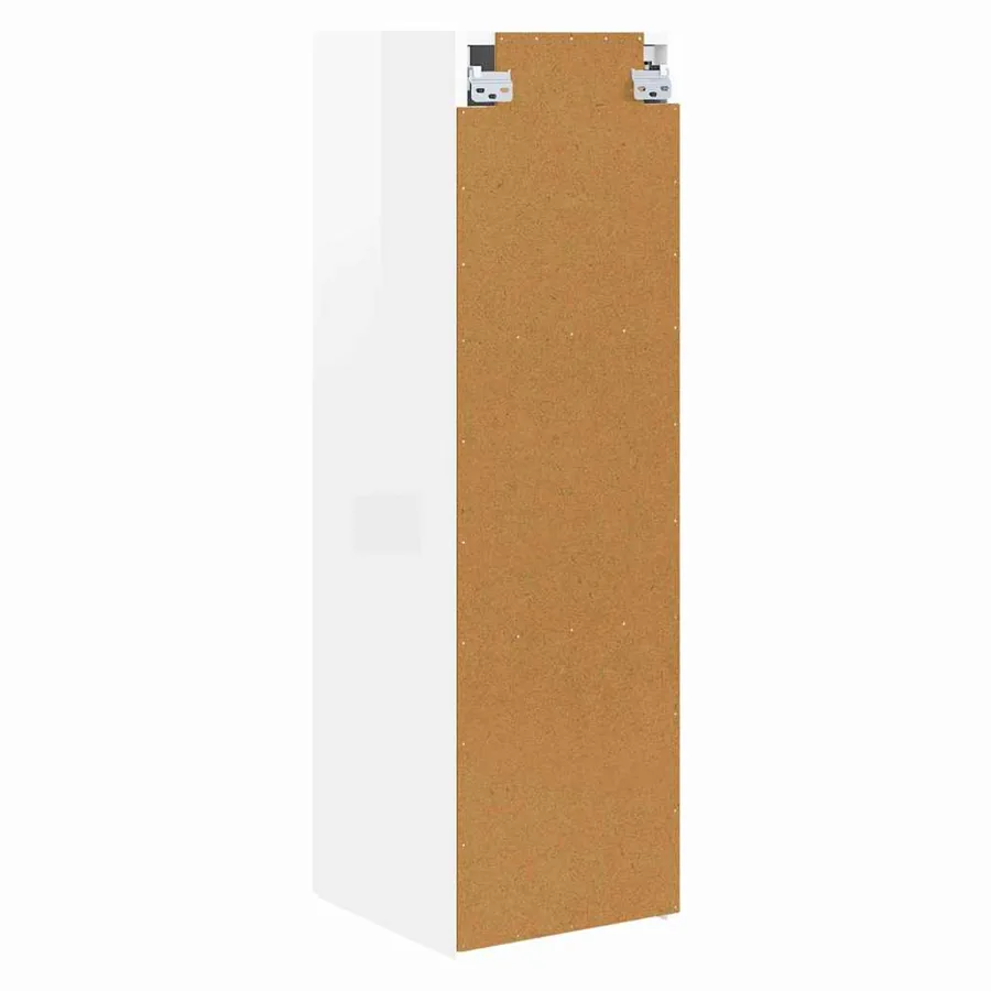 Meuble TV mural 2 pcs Blanc Brillant 30 x 31 x 100 cm - 9