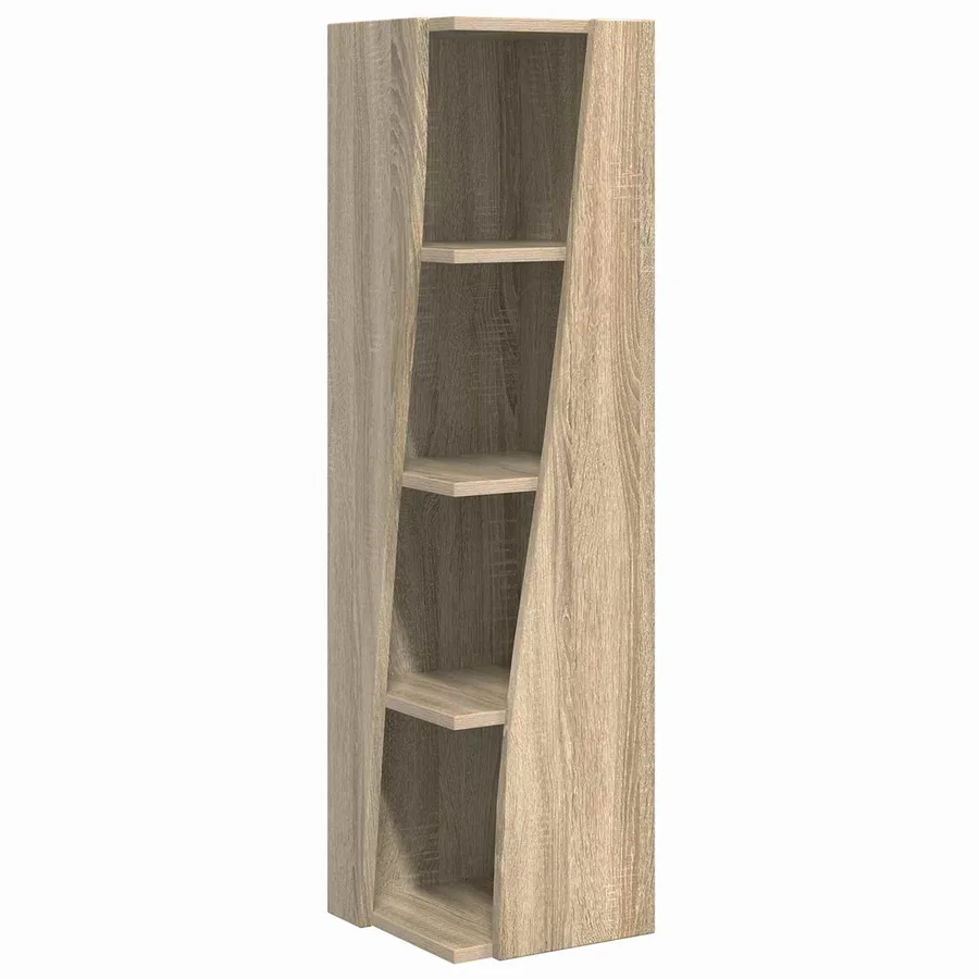Meuble d'angle Chêne Sonoma 27,5x27x102cm Bois d'ingénierie - 2