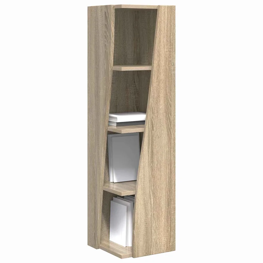Meuble d'angle Chêne Sonoma 27,5x27x102cm Bois d'ingénierie - 3