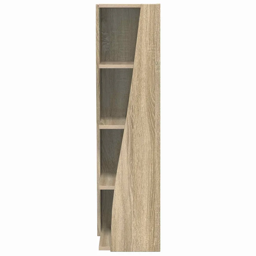 Meuble d'angle Chêne Sonoma 27,5x27x102cm Bois d'ingénierie - 5
