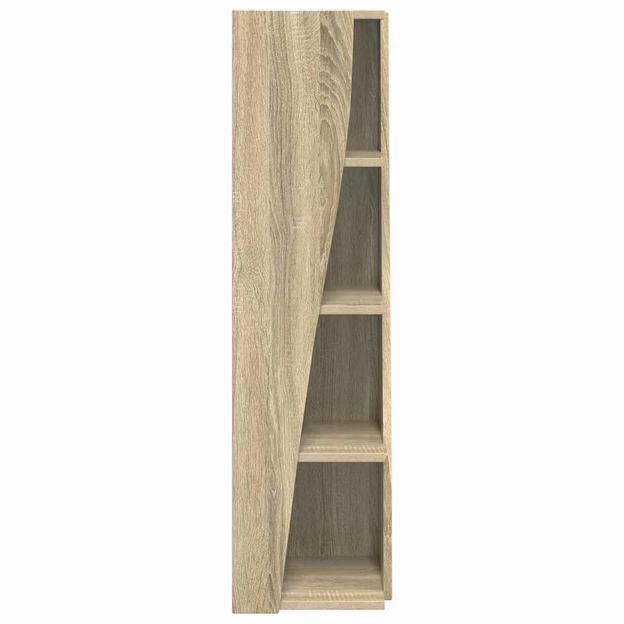 Meuble d'angle Chêne Sonoma 27,5x27x102cm Bois d'ingénierie - 6