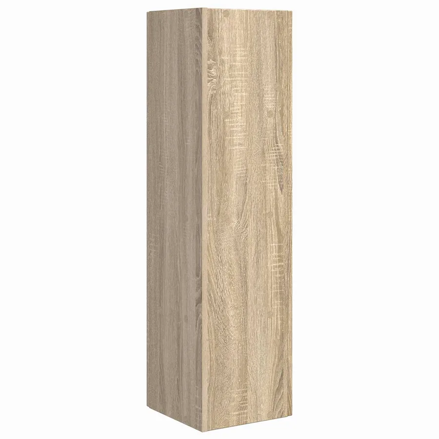 Meuble d'angle Chêne Sonoma 27,5x27x102cm Bois d'ingénierie - 7