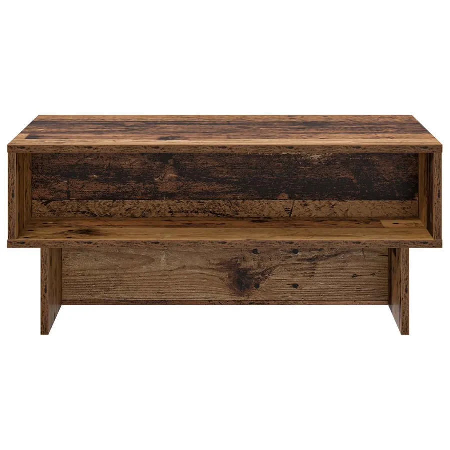 Table basse Bois ancien 80 x 46 x 35 cm Bois d'ingénierie - 5