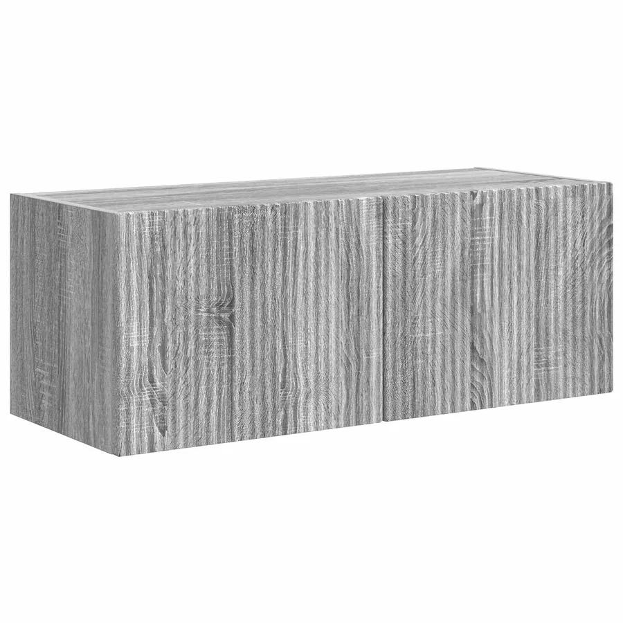 Ensemble meuble TV 5 pcs Gris Sonoma Bois d'ingénierie - 7