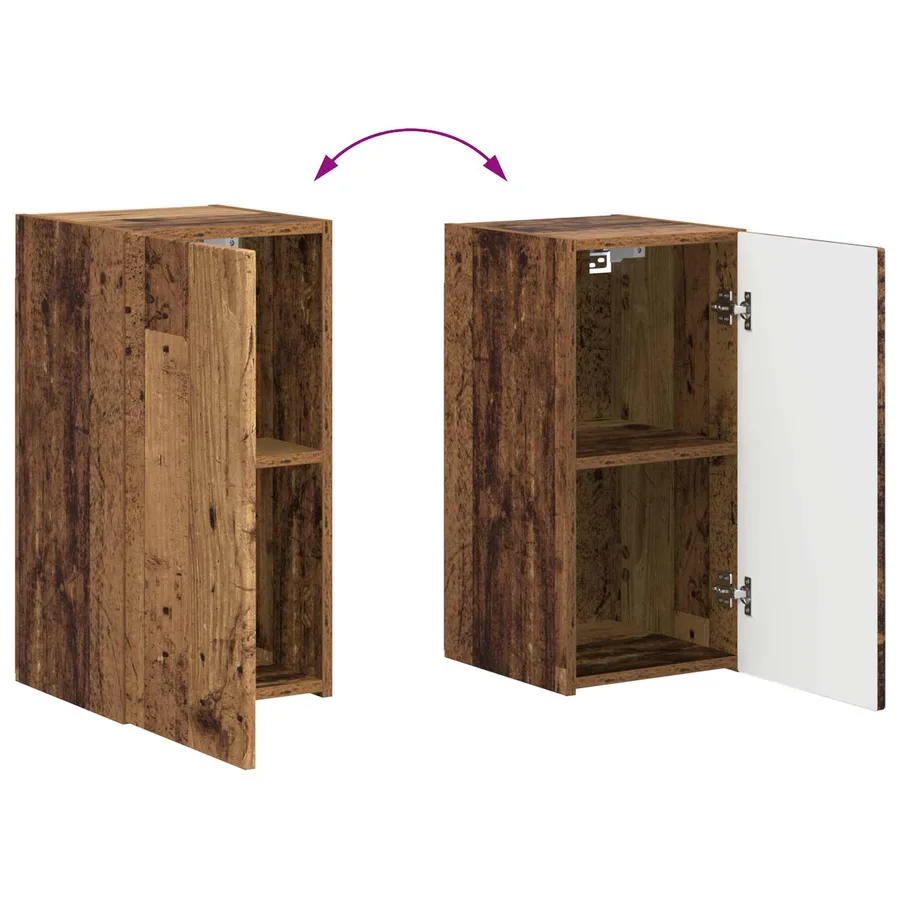 Ensemble meuble TV 4 pcs Bois ancien Bois d'ingénierie - 13