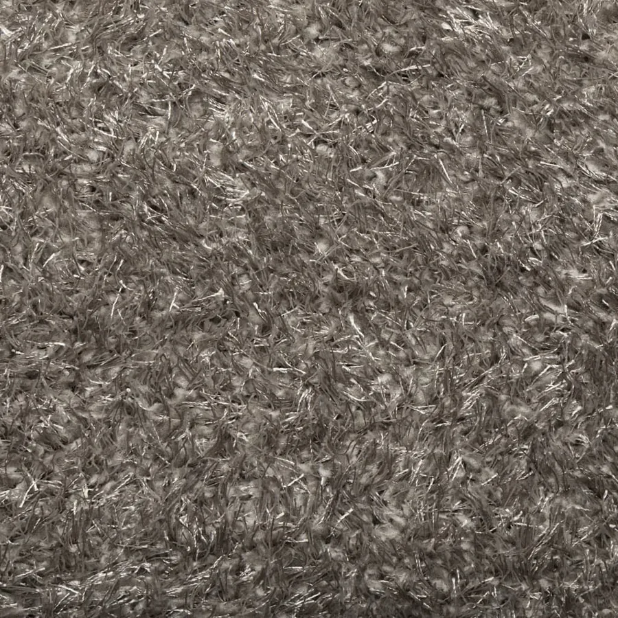 Tapis ISTAN à poils longs aspect brillant gris 160x230 cm - 9
