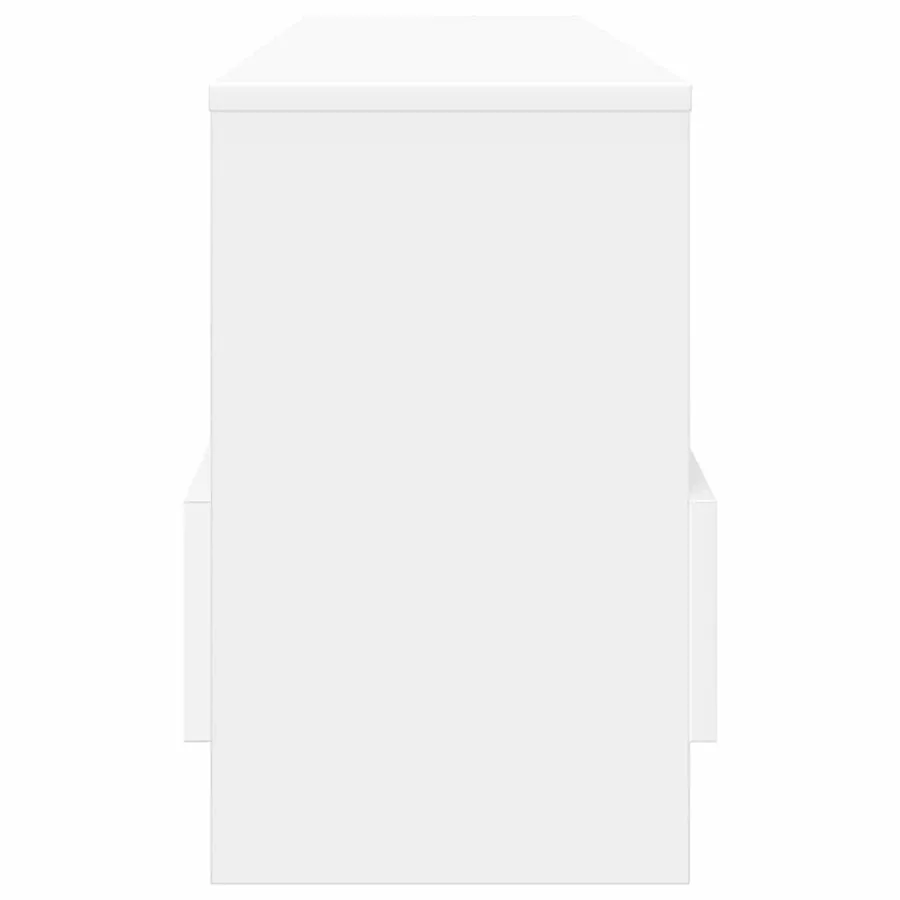 Étagère à magazines Blanc 102 x 30 x 45 cm - 7