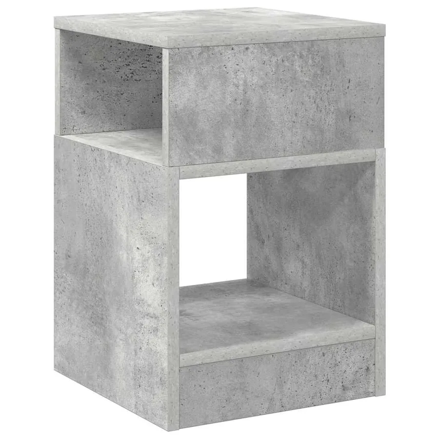 Table d'appoint 2 pcs Gris béton 30,5 x 30 x 45 cm - 5