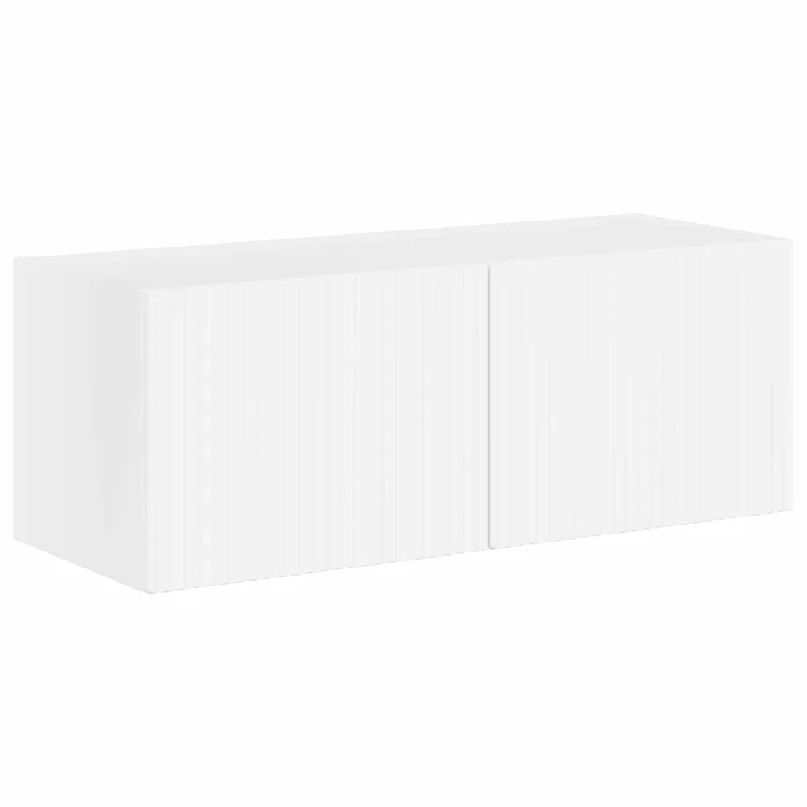 Ensemble meuble TV 6 pcs Blanc brillant Bois d'ingénierie - 5