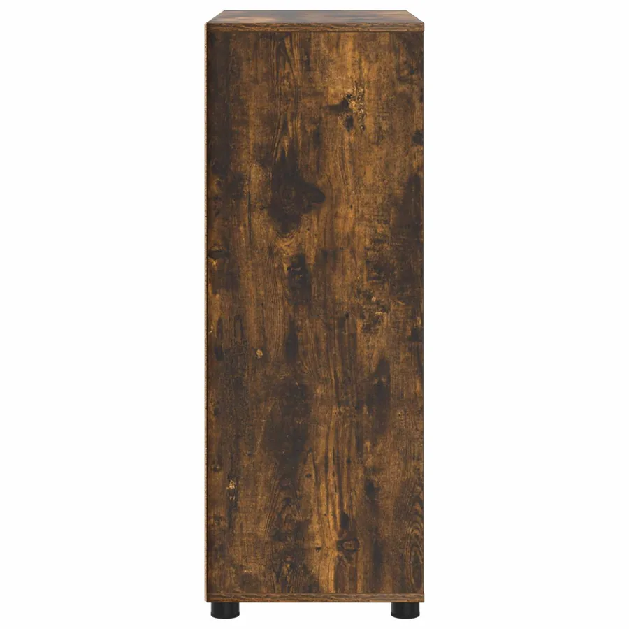 Cabinet de salle de bain Chêne fumé 72,5 x 36,5 x 100 cm - 7