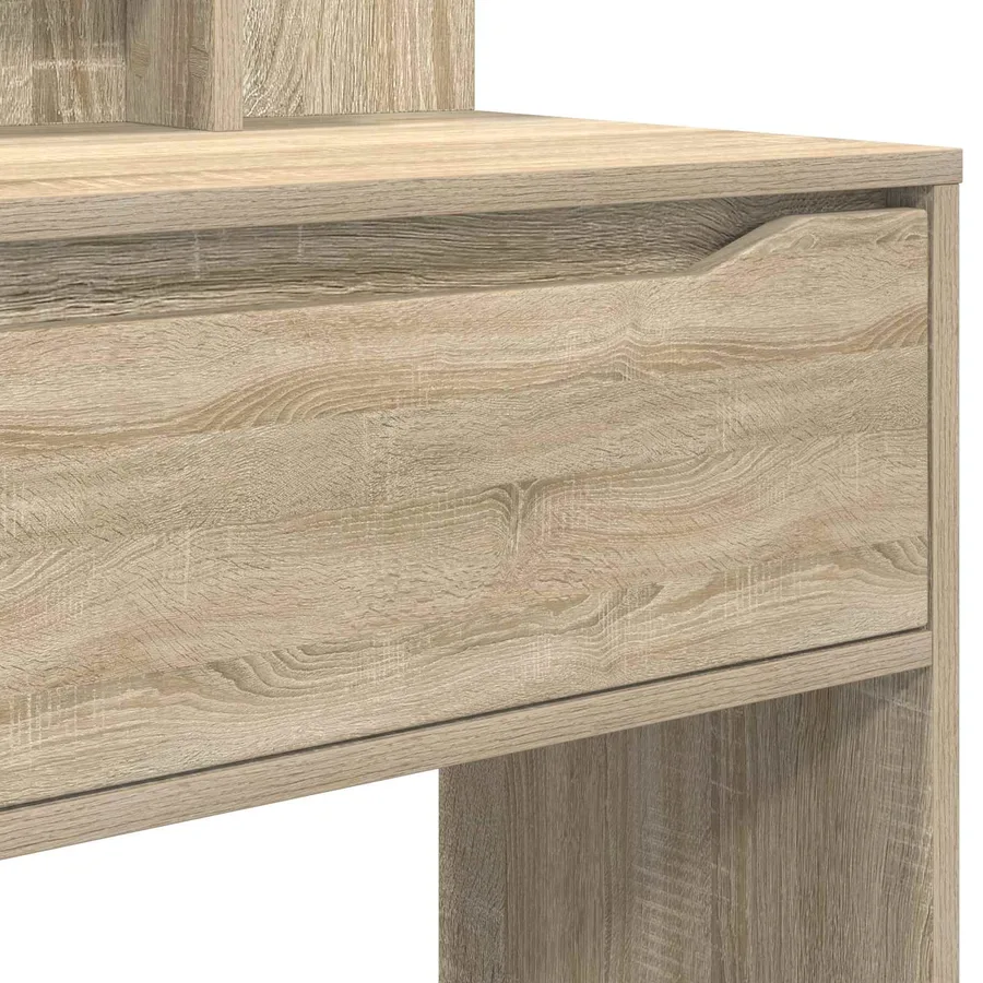 Tables de maquillage pour chambre avec tiroir Chêne Sonoma - 10