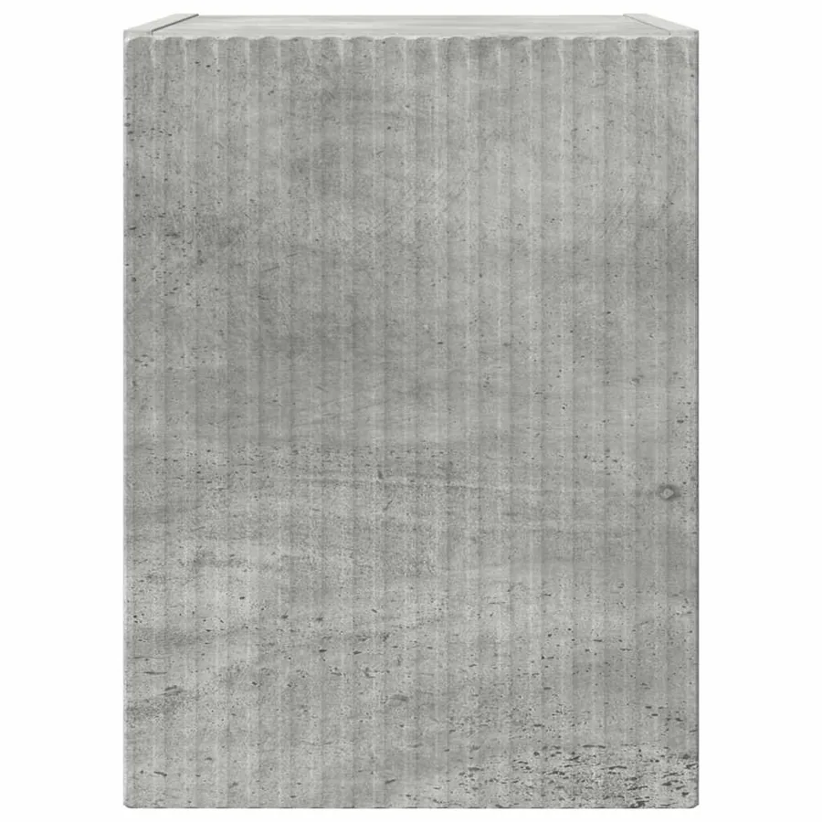 Meuble TV mural 2 pcs Béton 30 x 31 x 40 cm Bois d'ingénierie - 7